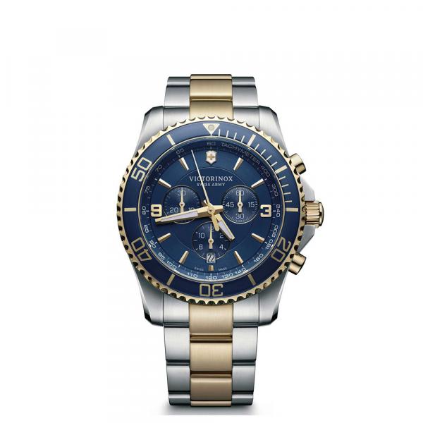 241791 - Victorinox Maverick Chrono Blu Oro Acciaio 43mm