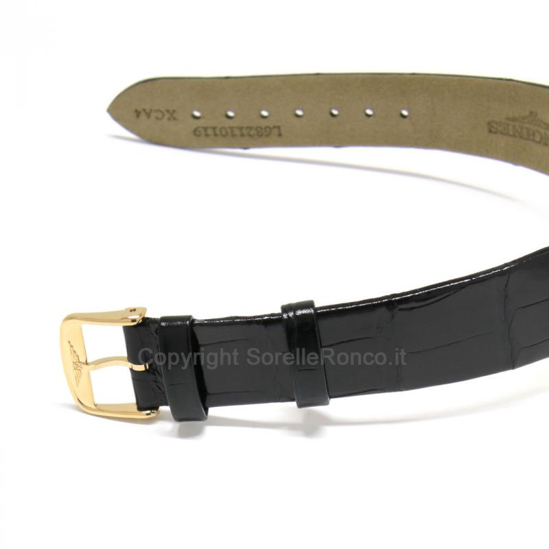 LONGINES LA GRAND CLASSIQUE BIANCO 37MM PELLE NERA