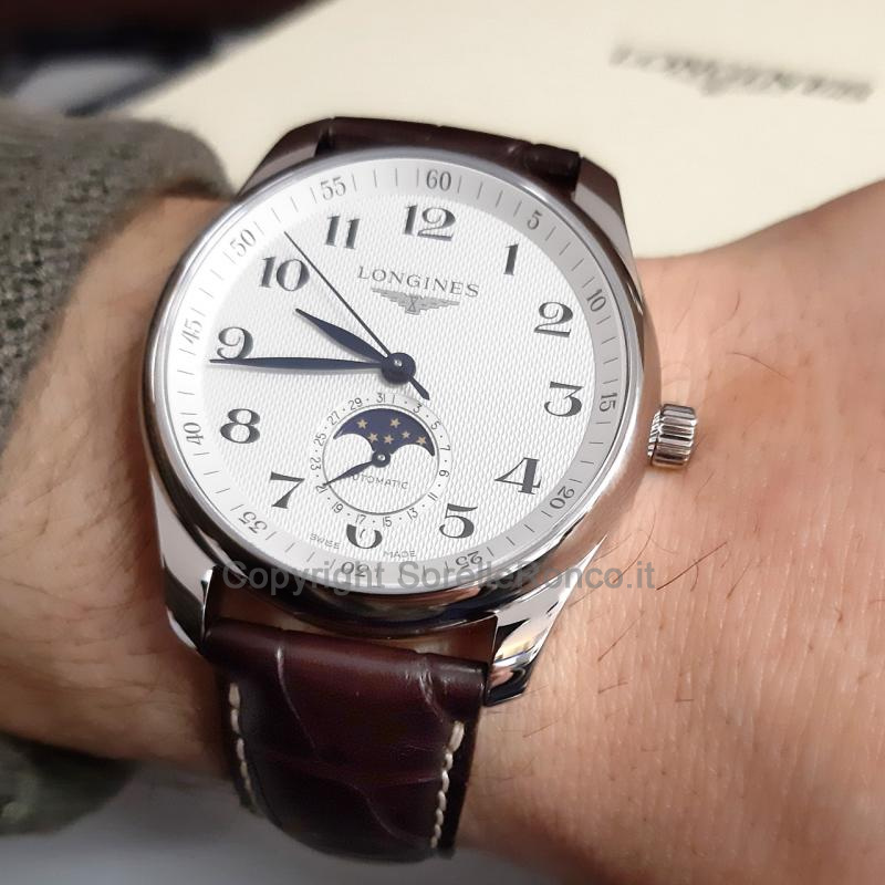 LONGINES MASTER FASI LUNARI 40MM BIANCO