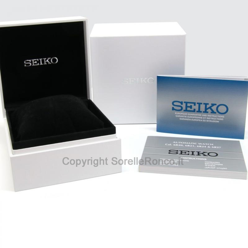 SEIKO CLASSIC NERO 43MM BRACCIALE ACCIAIO