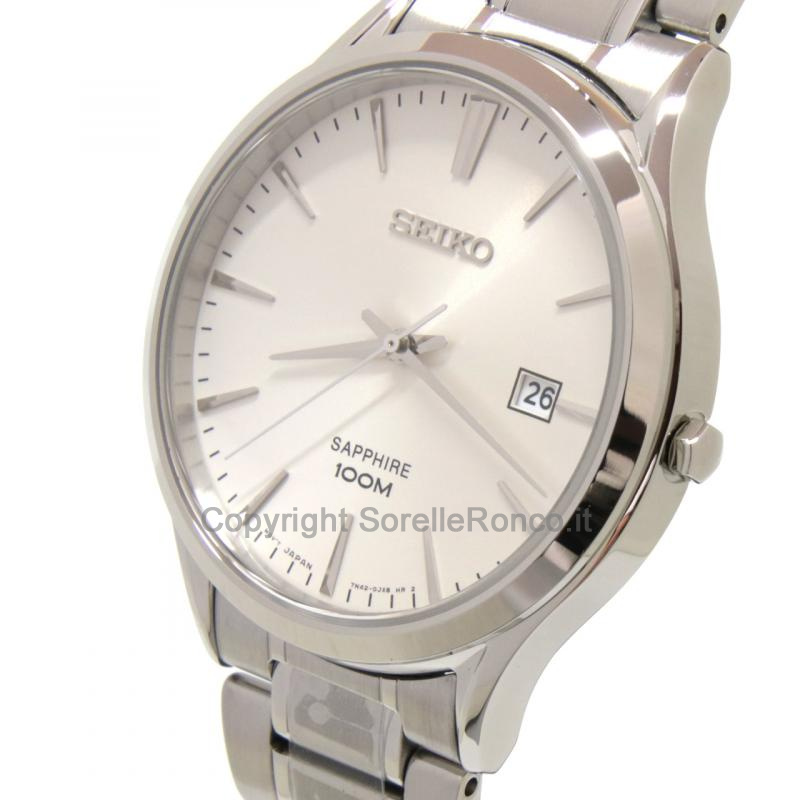 SEIKO CLASSIC ARGENTO 40MM BRACCIALE ACCIAIO