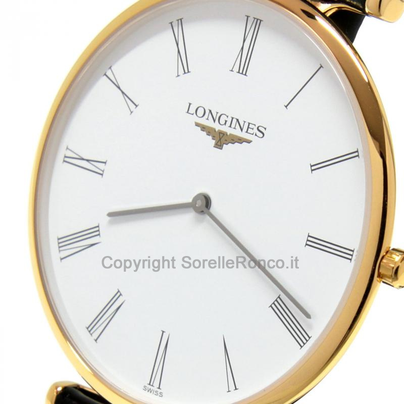 LONGINES LA GRAND CLASSIQUE BIANCO 37MM PELLE NERA