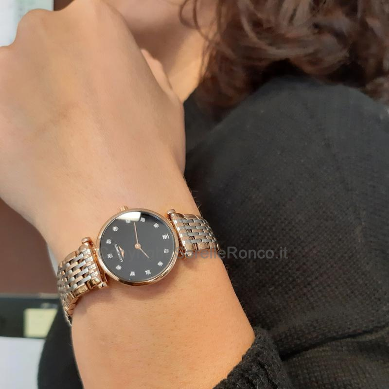 LONGINES LA GRAND CLASSIQUE NERO 29MM DIAMANTI