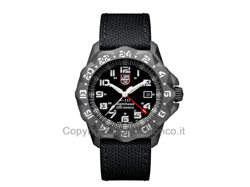 LUMINOX AIR SERIES NIGHTHAWK NERO NATO
