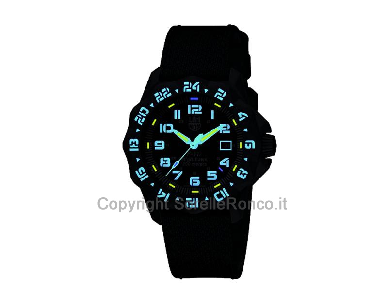 LUMINOX AIR SERIES NIGHTHAWK NERO NATO