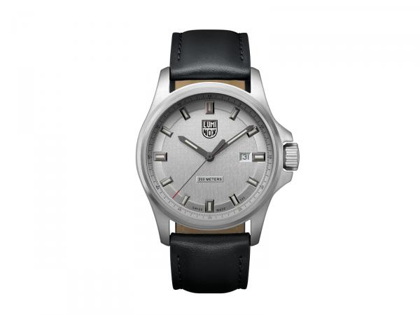 XL1839 - LUMINOX DRESS FIELD Argento Pelle Nera