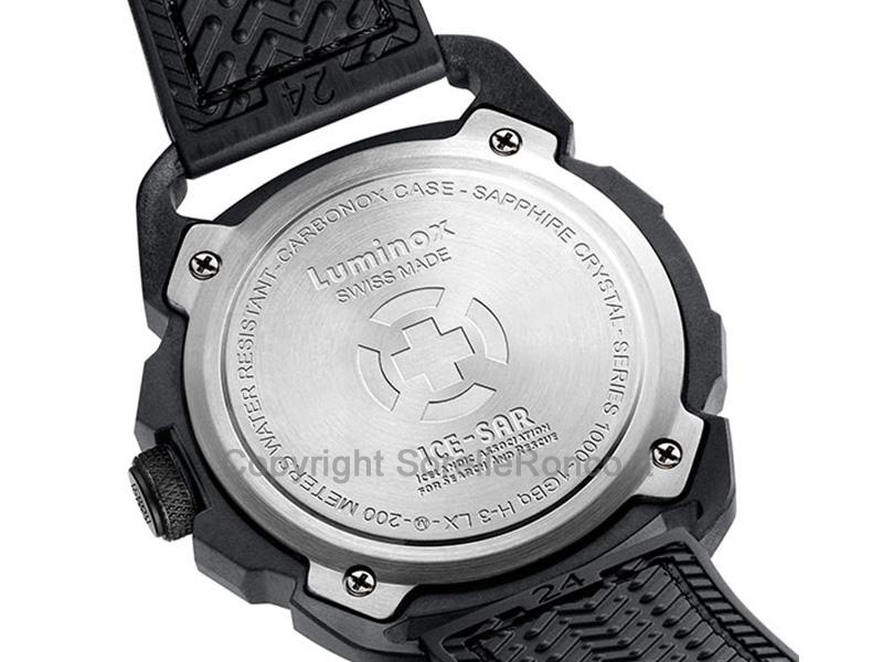 OROLOGIO LUMINOX LAND ARTIC NERO BIANCO GOMMA 46MM