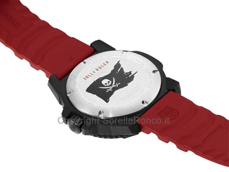 LUMINOX SEA SERIE JOLLY ROGER ROSSO 46MM