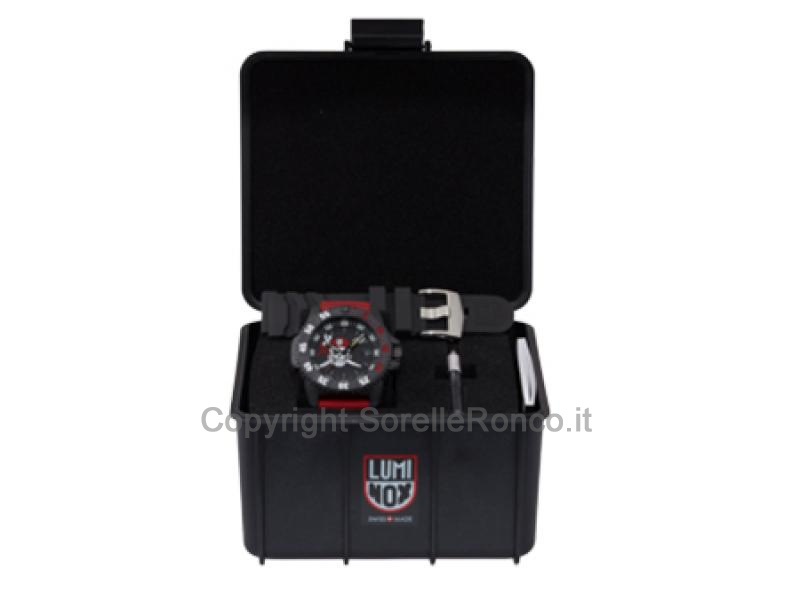 LUMINOX SEA SERIE JOLLY ROGER ROSSO 46MM