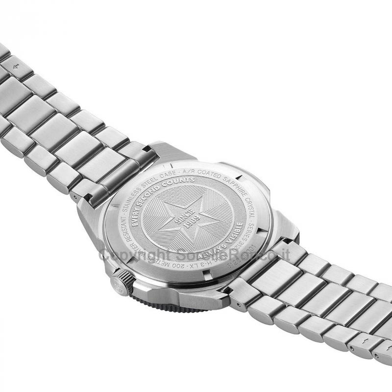 LUMINOX SEA SERIES NERO PACIFIC DIVER 44MM ACCIAIO