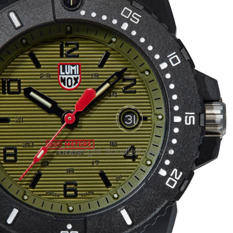 LUMINOX SEA NAVY SEAL 3617 VERDE 45MM CARBONOX SET