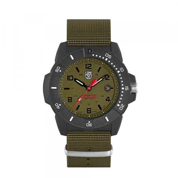 XS-3617-SET - Luminox Sea Navy Seal 3617 Verde 45mm Carbonox Set