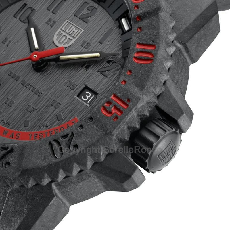 LUMINOX AIR MASTER CARBON NAVY SEAL 46MM GRIGIO