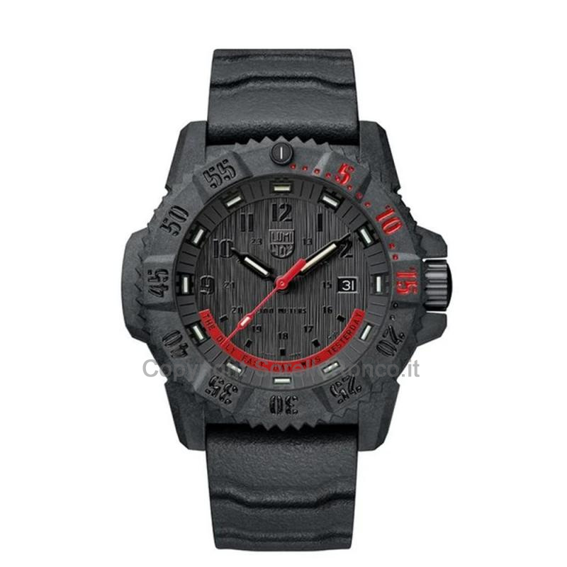 LUMINOX AIR MASTER CARBON NAVY SEAL 46MM GRIGIO