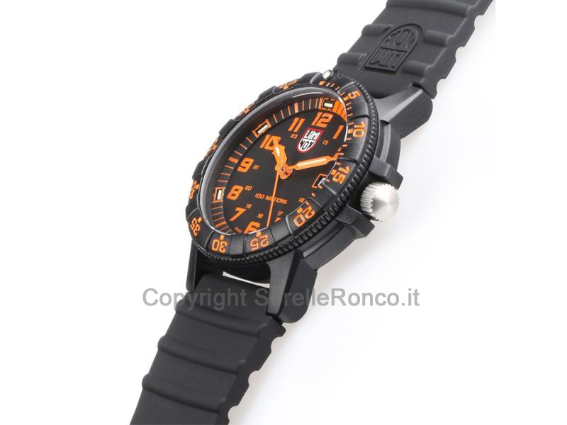 LUMINOX SEA TURTLE CARBONOX ARANCIONE