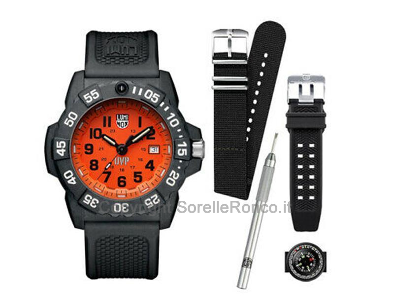 LUMINOX SCOTT CASSELL UVP ARANCIONE SET