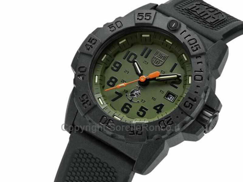 LUMINOX SEA NAVY SEAL NERO PVD VERDE