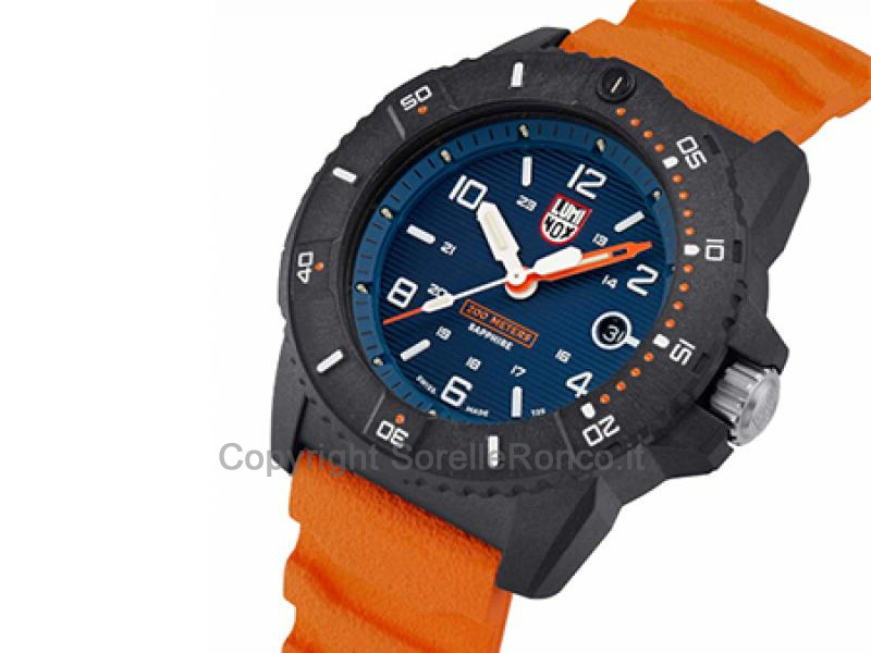 LUMINOX NAVY SEAL BLU E ARANCIO CARBONOX 45MM