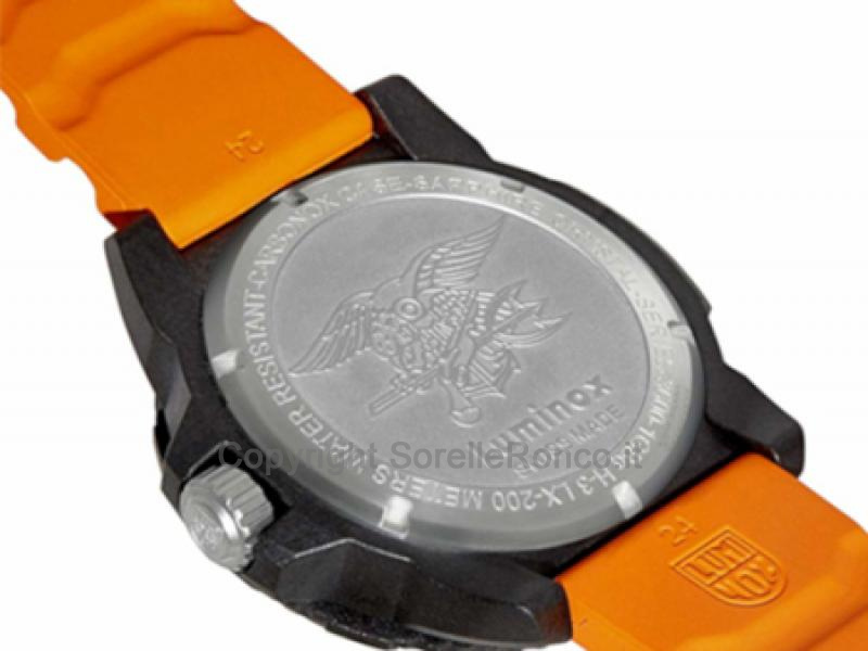 LUMINOX NAVY SEAL BLU E ARANCIO CARBONOX 45MM