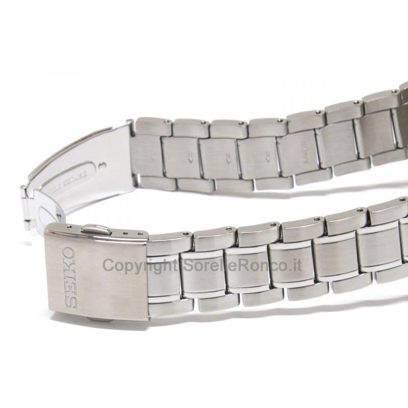 SEIKO CLASSIC NERO 40MM BRACCIALE ACCIAIO