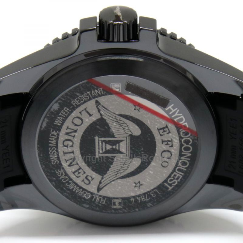 LONGINES HYDROCONQUEST 43MM AUTO NERO CAUCCIÙ