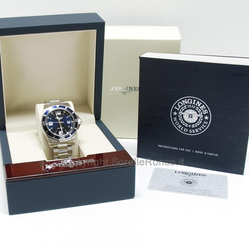 LONGINES HYDROCONQUEST 41MM QUARZO BLU