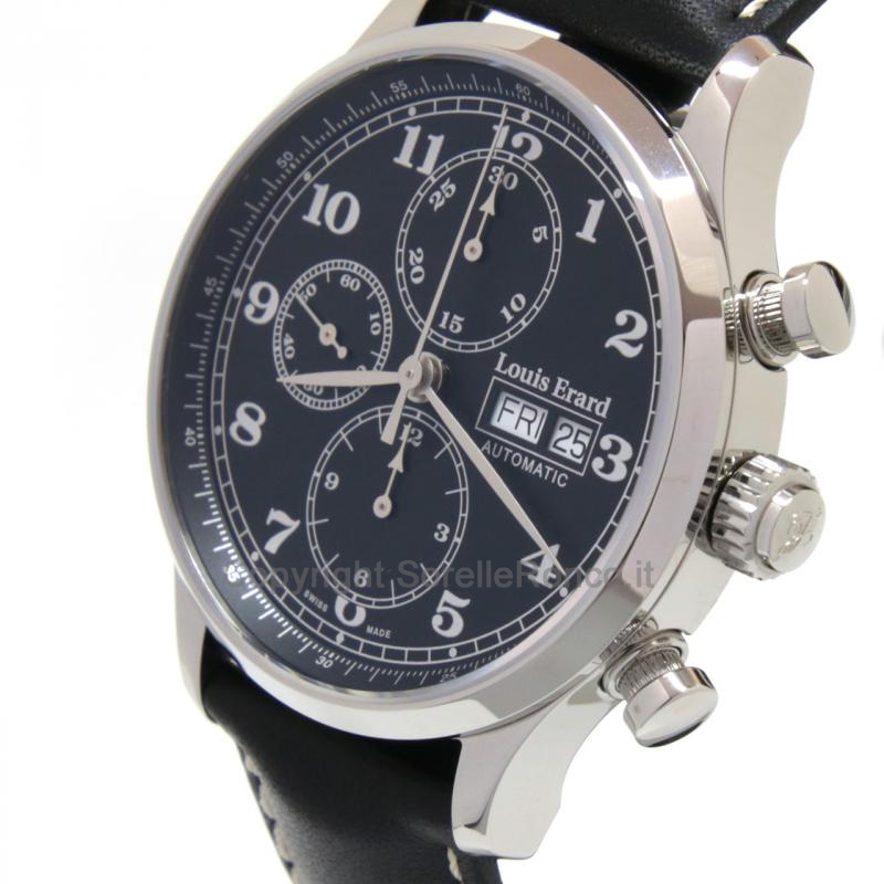 LOUIS ERARD 1931 BLU CHRONO 42,5MM CINTURINO PELLE