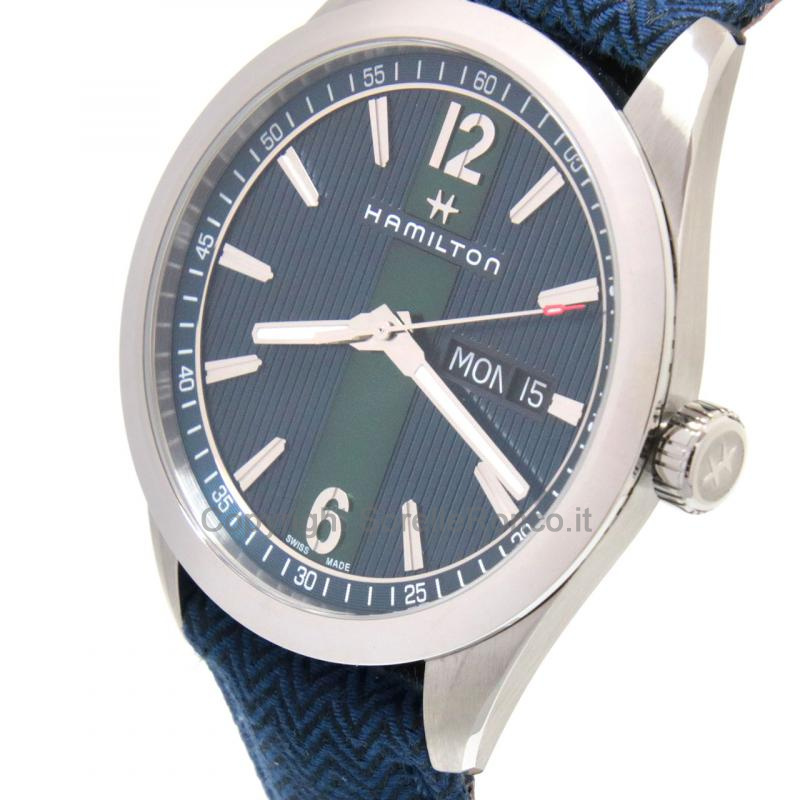 HAMILTON BROADWAY DAY DATE BLU E VERDE 40MM