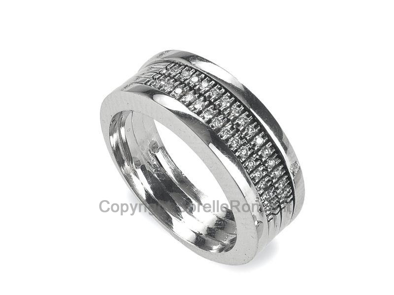 ANELLO A FASCIA CON DIAMANTI