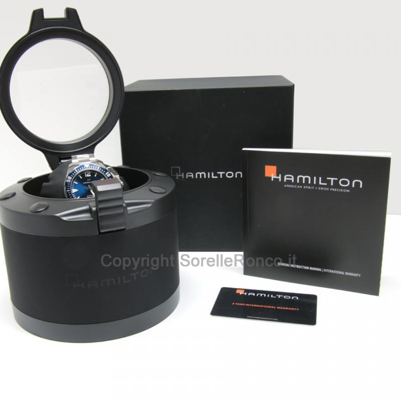 HAMILTON KHAKI NAVY FROGMAN BLU 42MM