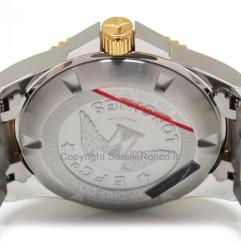 LONGINES HYDROCONQUEST AUTO NERO PVD ORO 41MM