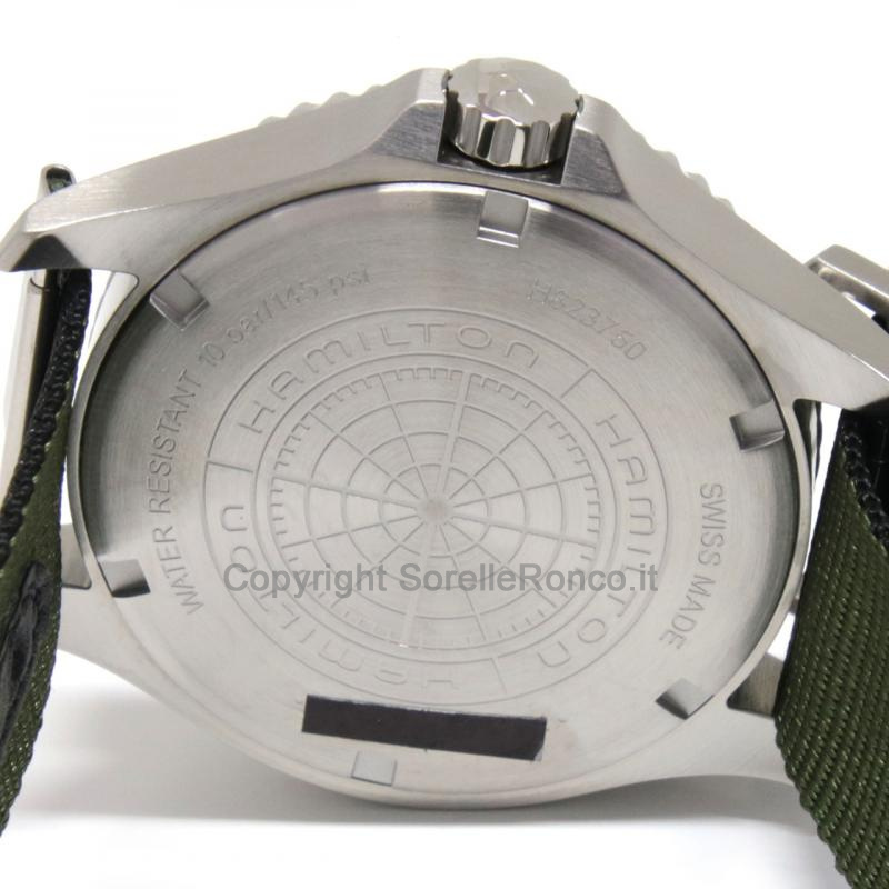 HAMILTON KHAKI NAVY SCUBA VERDE 40MM NATO VERDE