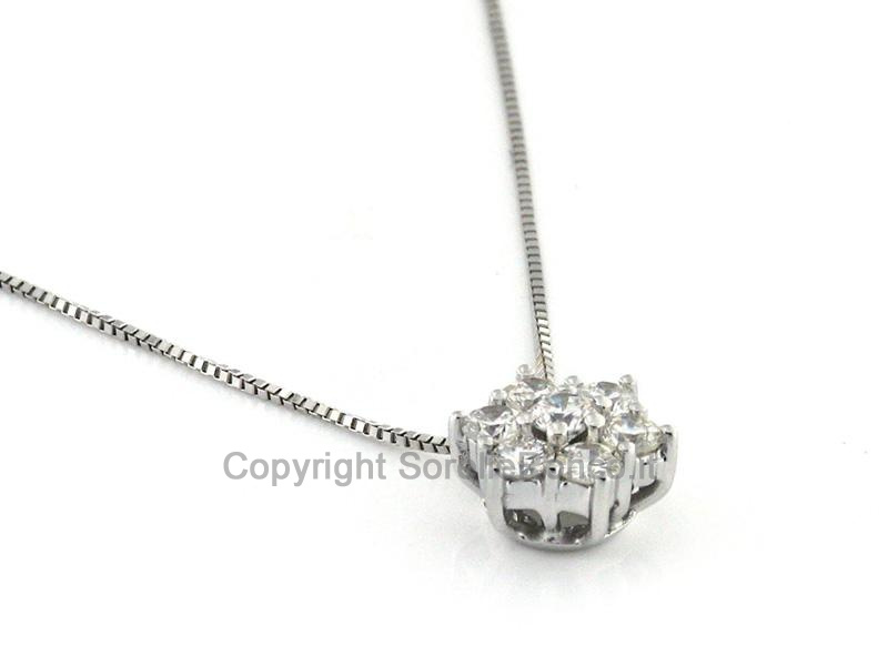 COLLANA IN ORO CON DIAMANTI BRILLANTI