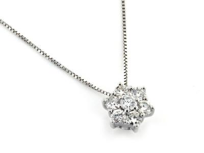 Collana in Oro con Diamanti Brillanti