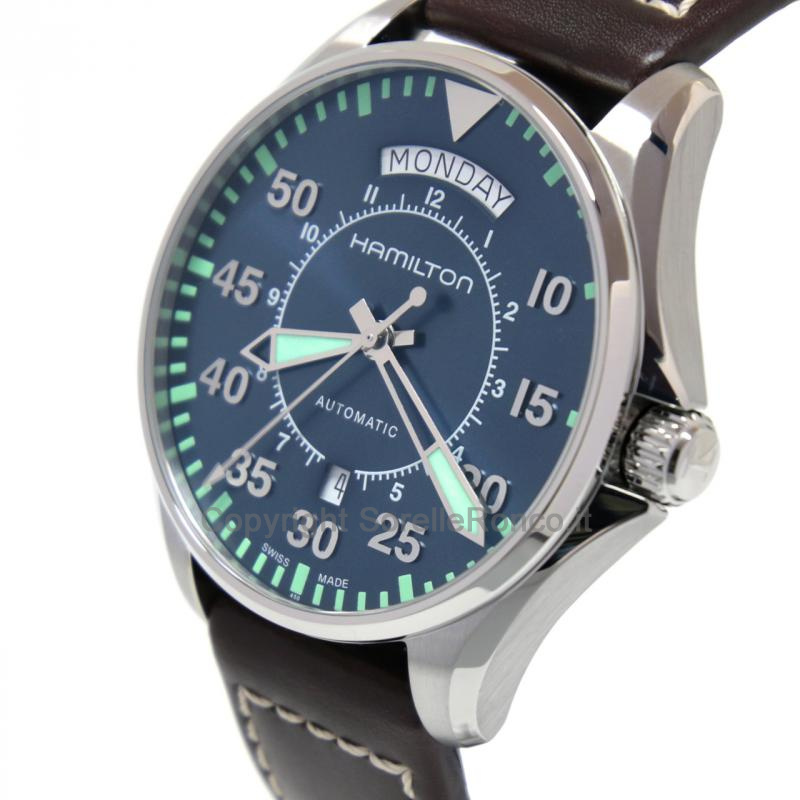 HAMILTON KHAKI AVIATION PILOT 42MM BLU