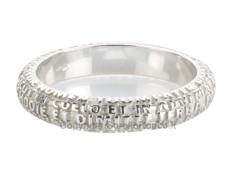 FEDE TUUM LA FEDE ORO BIANCO 9KT