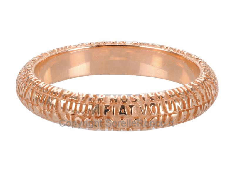 FEDE TUUM LA FEDE ORO ROSA 9KT