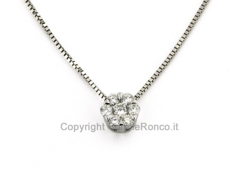 GIROCOLLO IN ORO CON DIAMANTI 0.13 CT