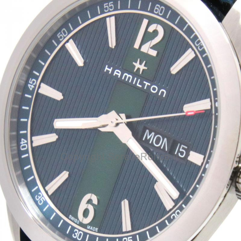 HAMILTON BROADWAY DAY DATE BLU E VERDE 40MM