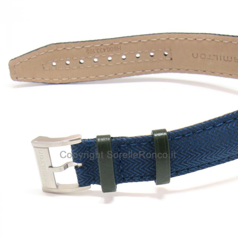 HAMILTON BROADWAY DAY DATE BLU E VERDE 40MM