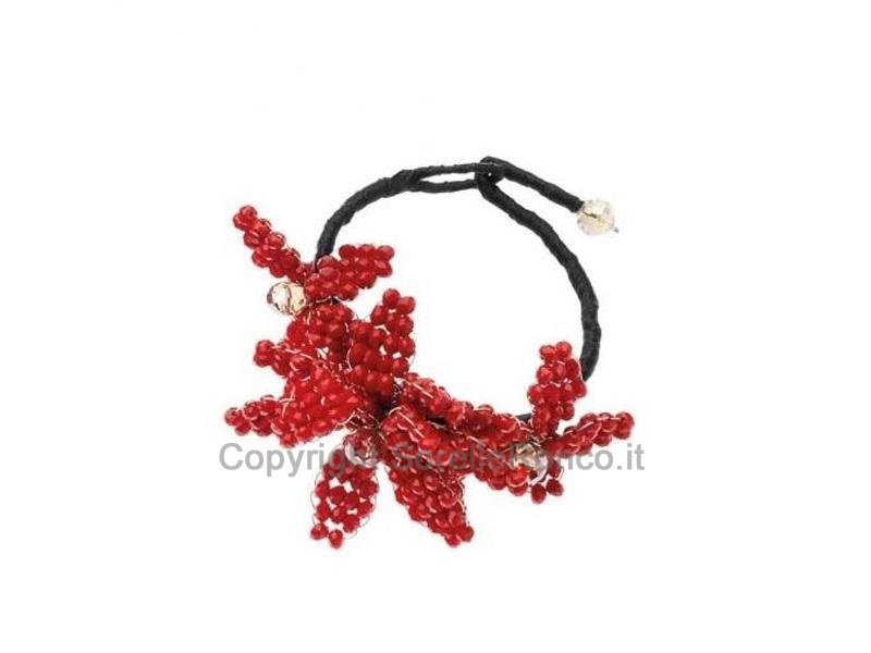 BRACCIALE OTTAVIANI CON CRISTALLI ROSSI
