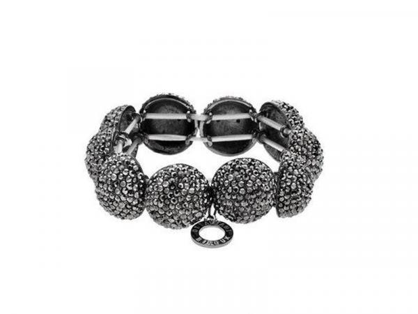 47176B - Bracciale Elastico Ottaviani Strass Neri