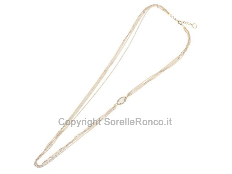 COLLANA OTTAVIANI CON CATENE AVORIO