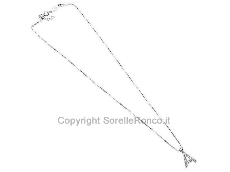 COLLANA IN ARGENTO LETTERA A OTTAVIANI
