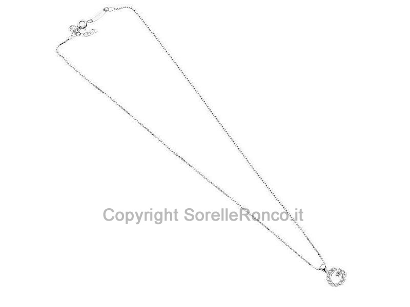 COLLANA IN ARGENTO LETTERA G OTTAVIANI