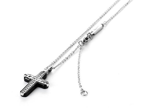 4UCL0915 - Collana Paciotti 4US con Croce Nera