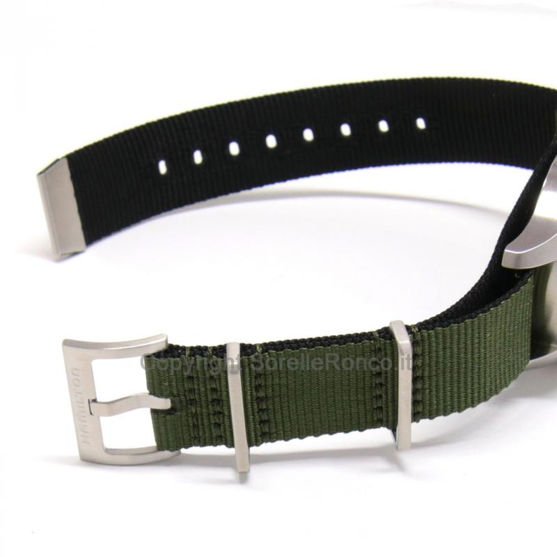 HAMILTON KHAKI NAVY SCUBA VERDE 40MM NATO VERDE