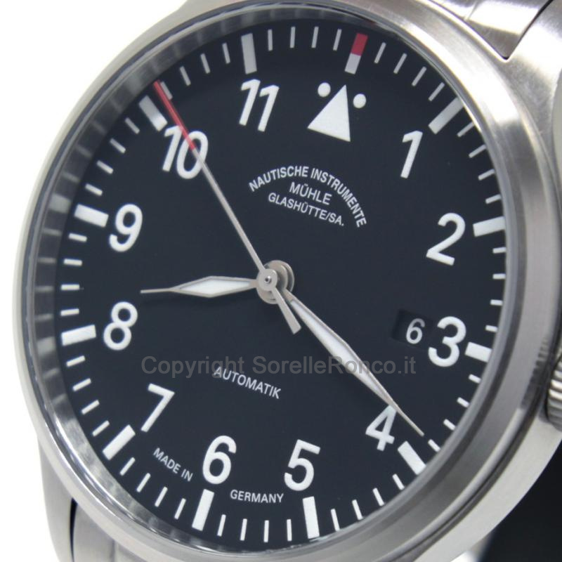 MÜHLE GLASHÜTTE TERRASPORT II NERO 42MM ACCIAIO