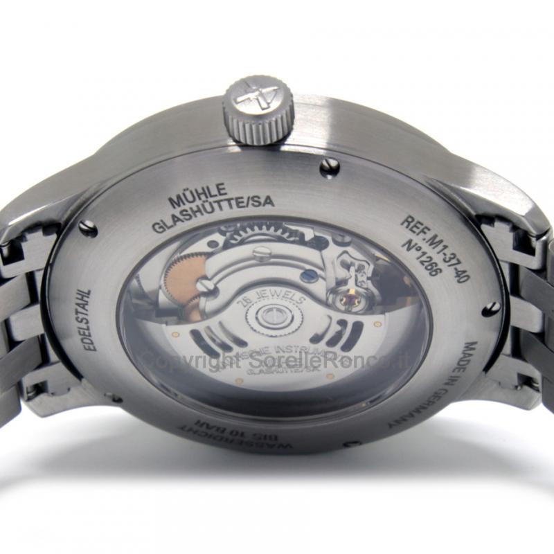 MÜHLE GLASHÜTTE TERRASPORT II NERO 42MM ACCIAIO