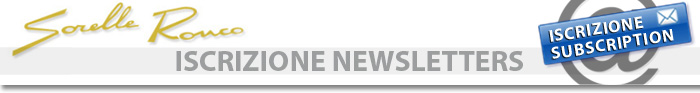 Sorelle Ronco - Newsletter